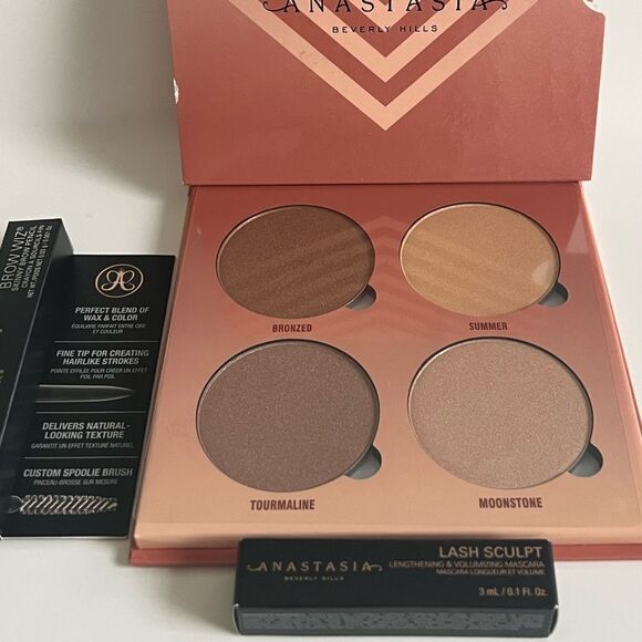 Anastasia Beverly Hills Glow Kit & Brow Bundle | NEW - Picture 2 of 2